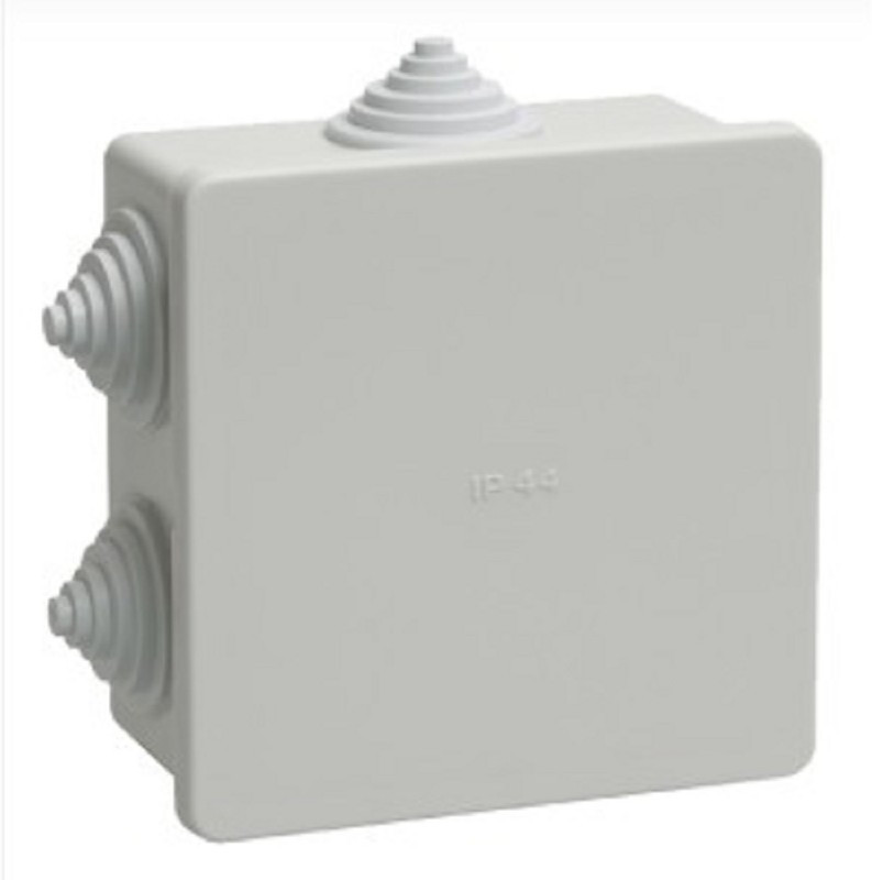 Коробка распаячная ОП 85х85х40 IP44 KM41235 (6 каб.ввод.) IEK UKO11-085-085-040-K41-44 в Ростове-на-Дону в Ростове-на-Дону