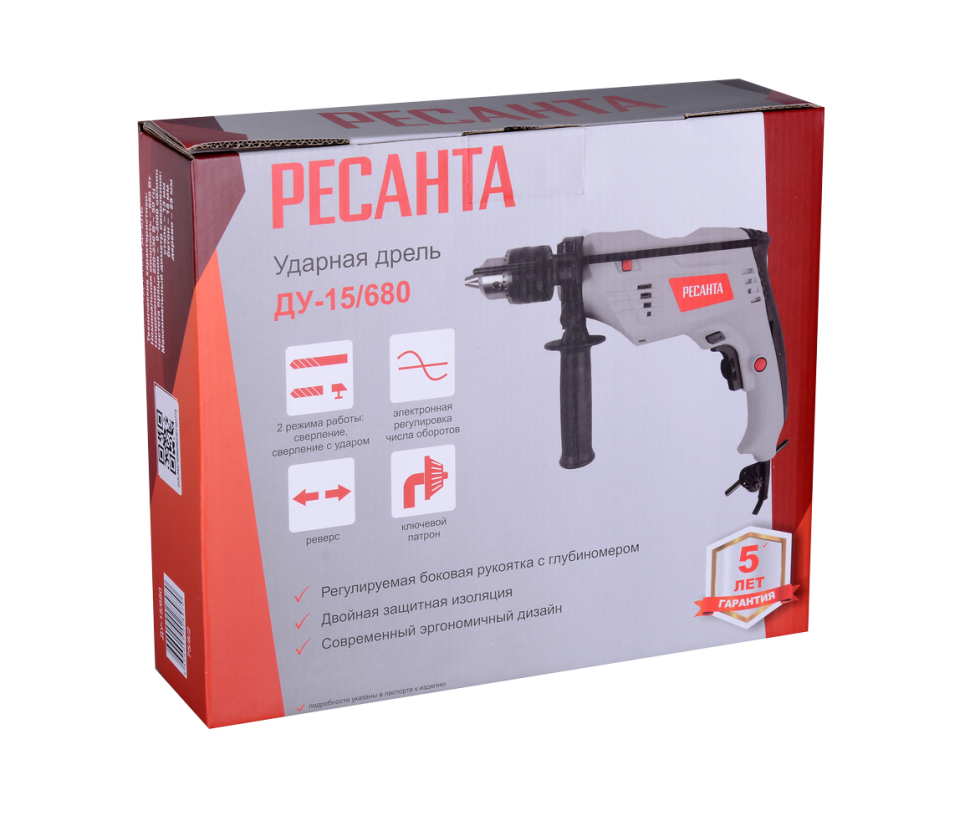 Дрель ударная Ресанта ДУ-15/680 в Ростове-на-Дону в Ростове-на-Дону