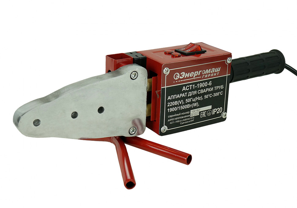Аппарат для сварки пластиковых труб Энергомаш ГАРАНТ АСТ1-1900-6 в Ростове-на-Дону в Ростове-на-Дону
