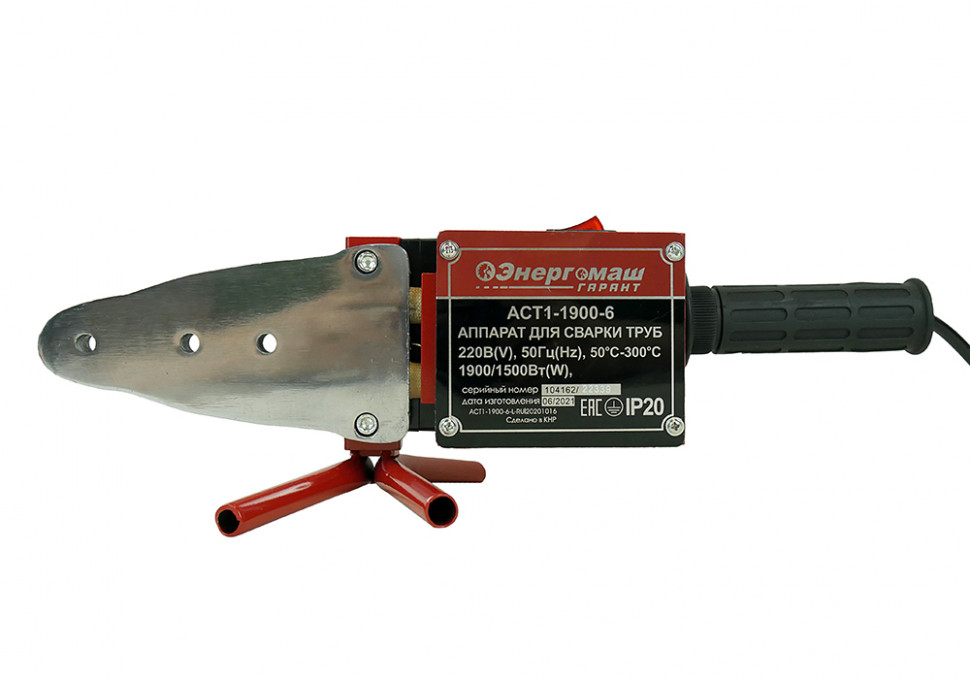 Аппарат для сварки пластиковых труб Энергомаш ГАРАНТ АСТ1-1900-6 в Ростове-на-Дону в Ростове-на-Дону