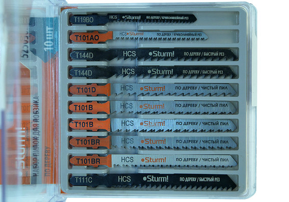 Набор пилок для лобзика по дереву, 10 шт, T101B, T144D, T101BR, T119BO, T111C, T101D, T101A, T144D,