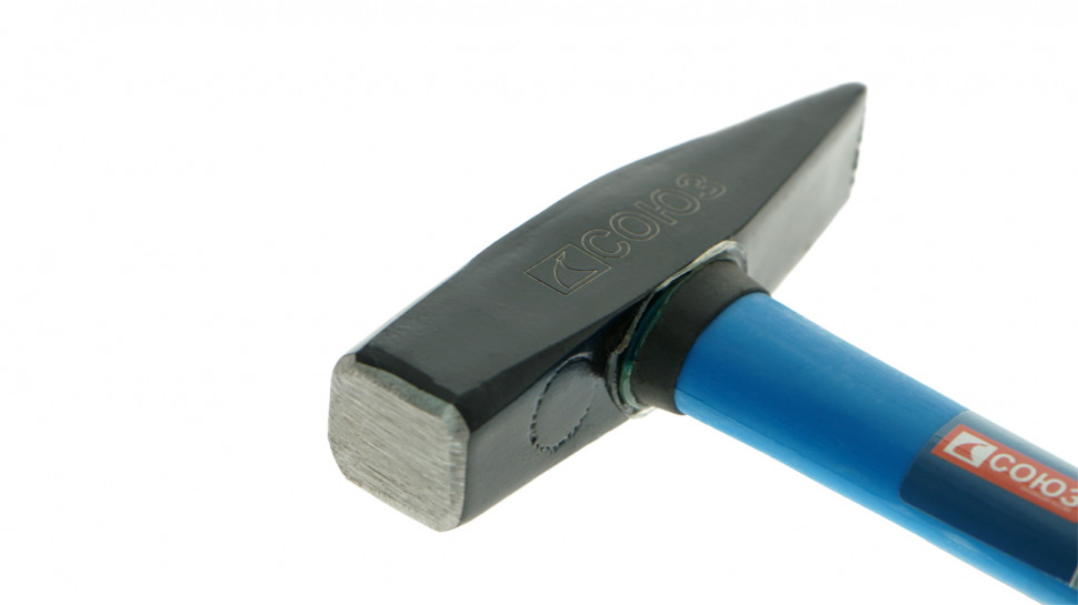 Молоток слесарный, кованый боек, 200 г, фибергласовая рукоятка, СОЮЗ