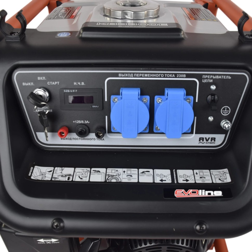 Генератор бензиновый EVOline KB 3300 E (произведено Zongshen)