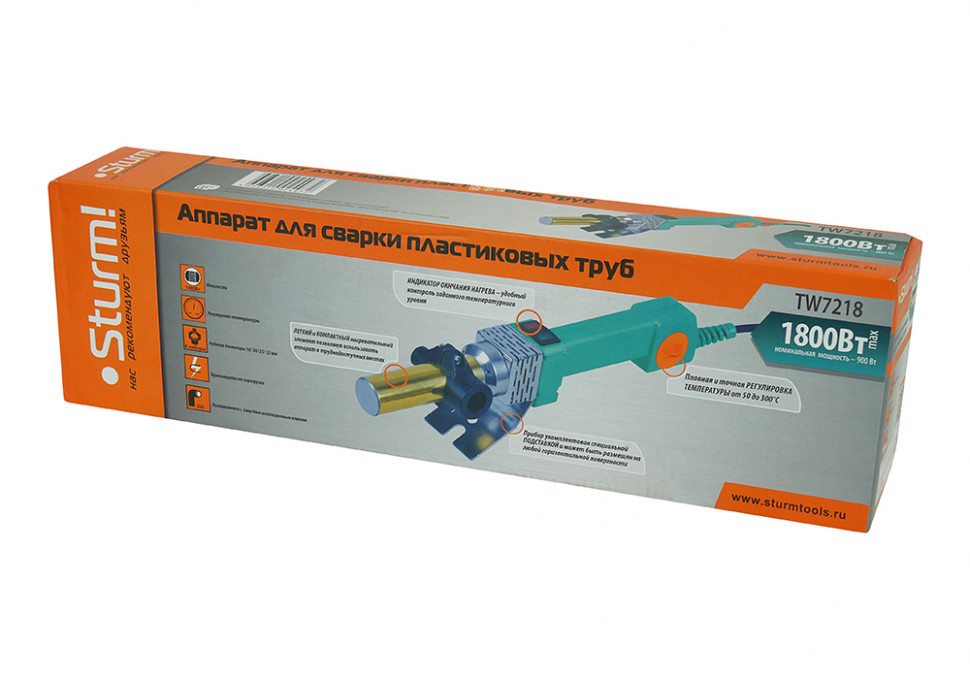 Аппарат для сварки пластиковых труб Sturm! TW7218 в Ростове-на-Дону в Ростове-на-Дону