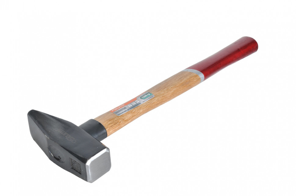 Молоток слесарный кованый боек, 1500 г, деревянная рукоятка Sturm!