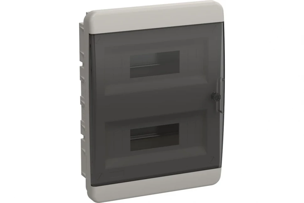 Корпус пластиковый ЩРВ-П-24 IP41 черн. прозр. дверь TEKFOR IEK TF5-KP12-V-24-41-K01-K03 в Ростове-на-Дону в Ростове-на-Дону