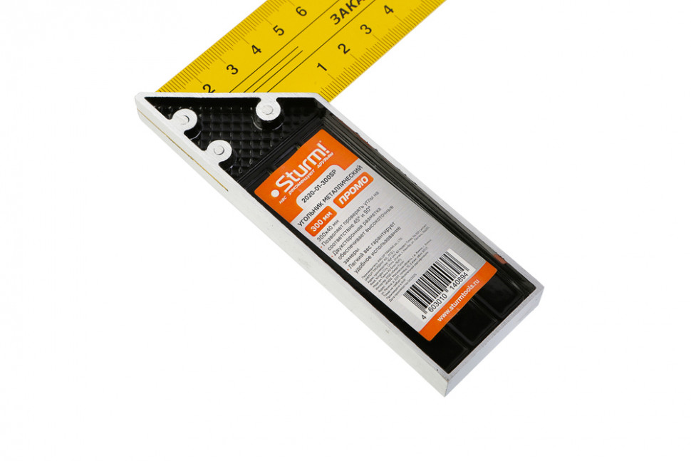 Угольник 300мм, металлический, Sturm! в Ростове-на-Дону в Ростове-на-Дону